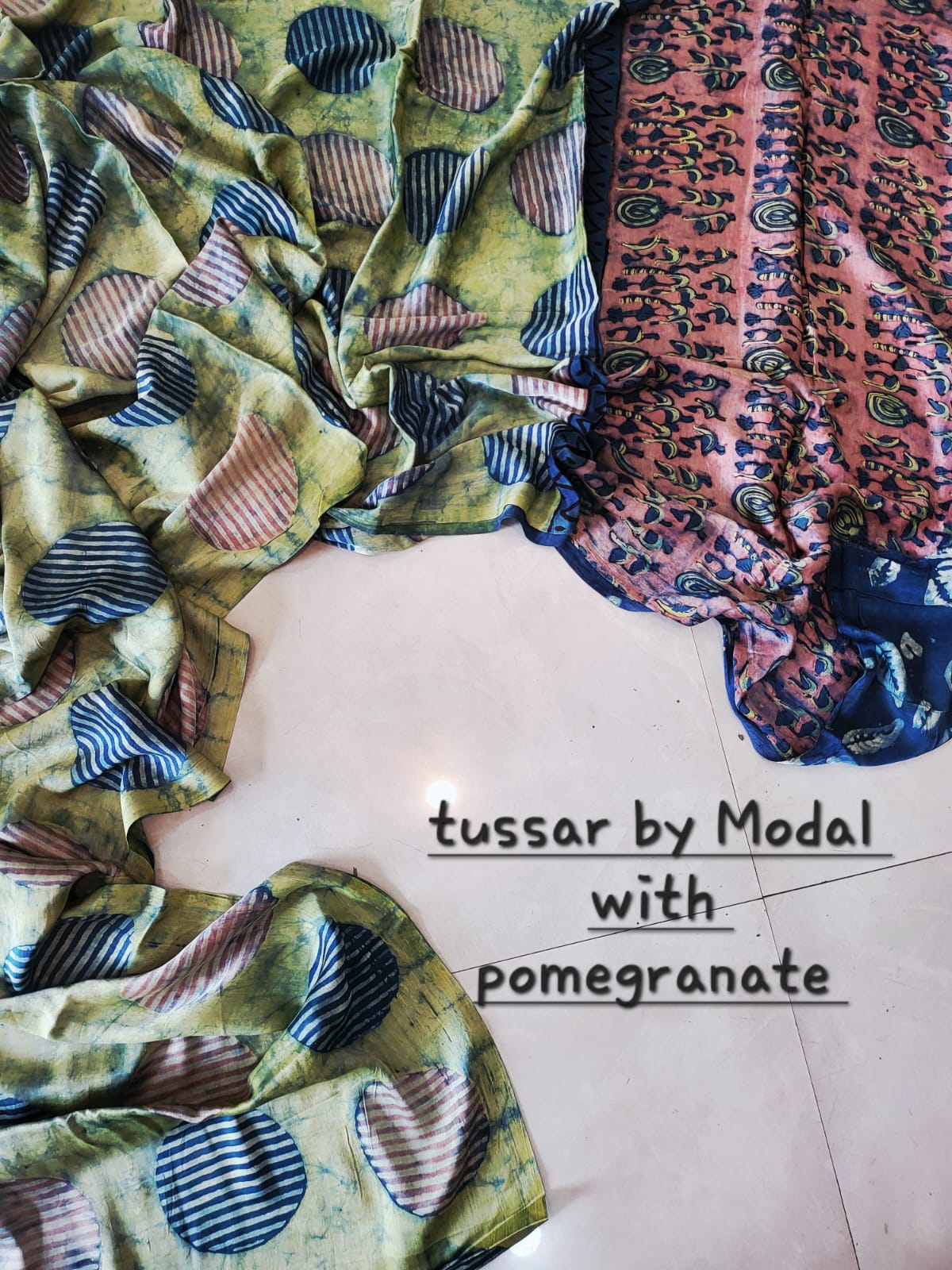 Nashpal Tussar By Modal Silk saree