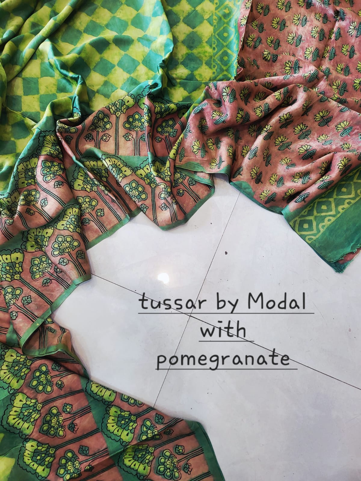 Nashpal Tussar By Modal Silk saree