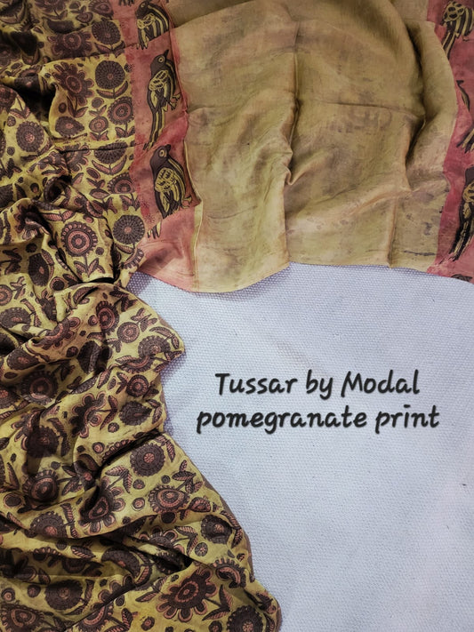 Nashpal Tussar By Modal Silk saree