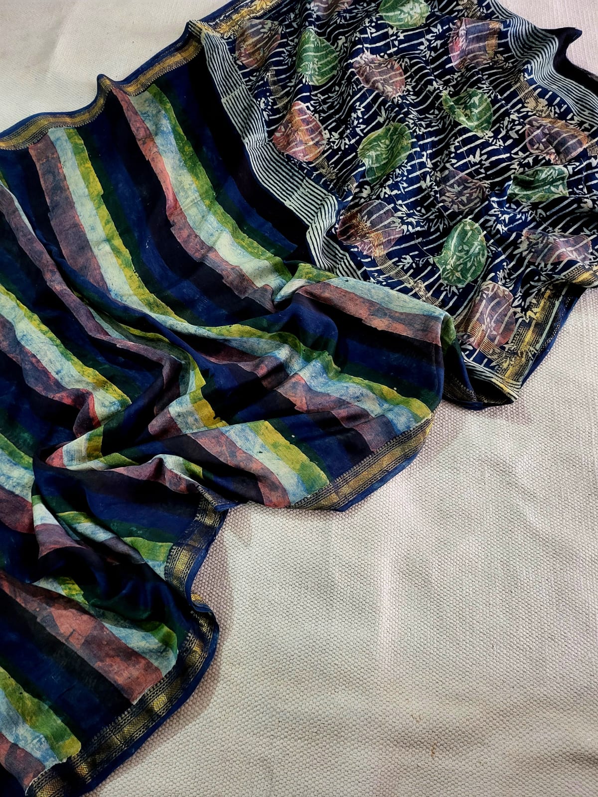 Nashpal Ajrakhs Maheshwari Silk Sarees