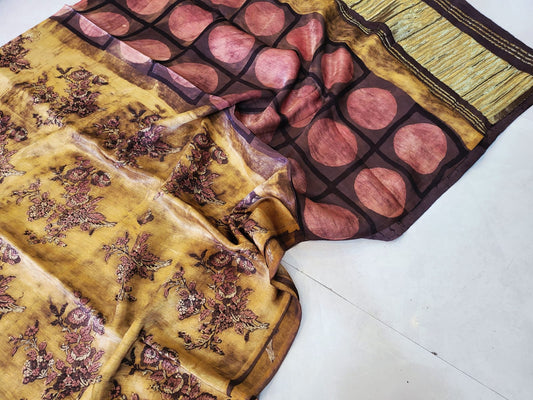 Nashpal Tissue lagadi pallu modal silk sarees