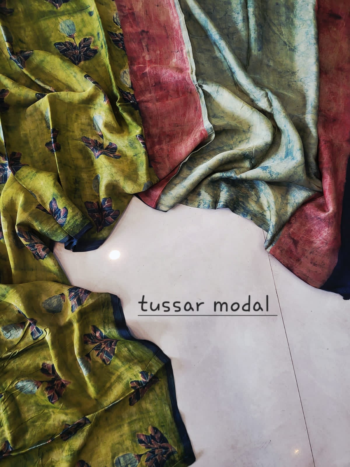 Nashpal Tussar By Modal Silk saree