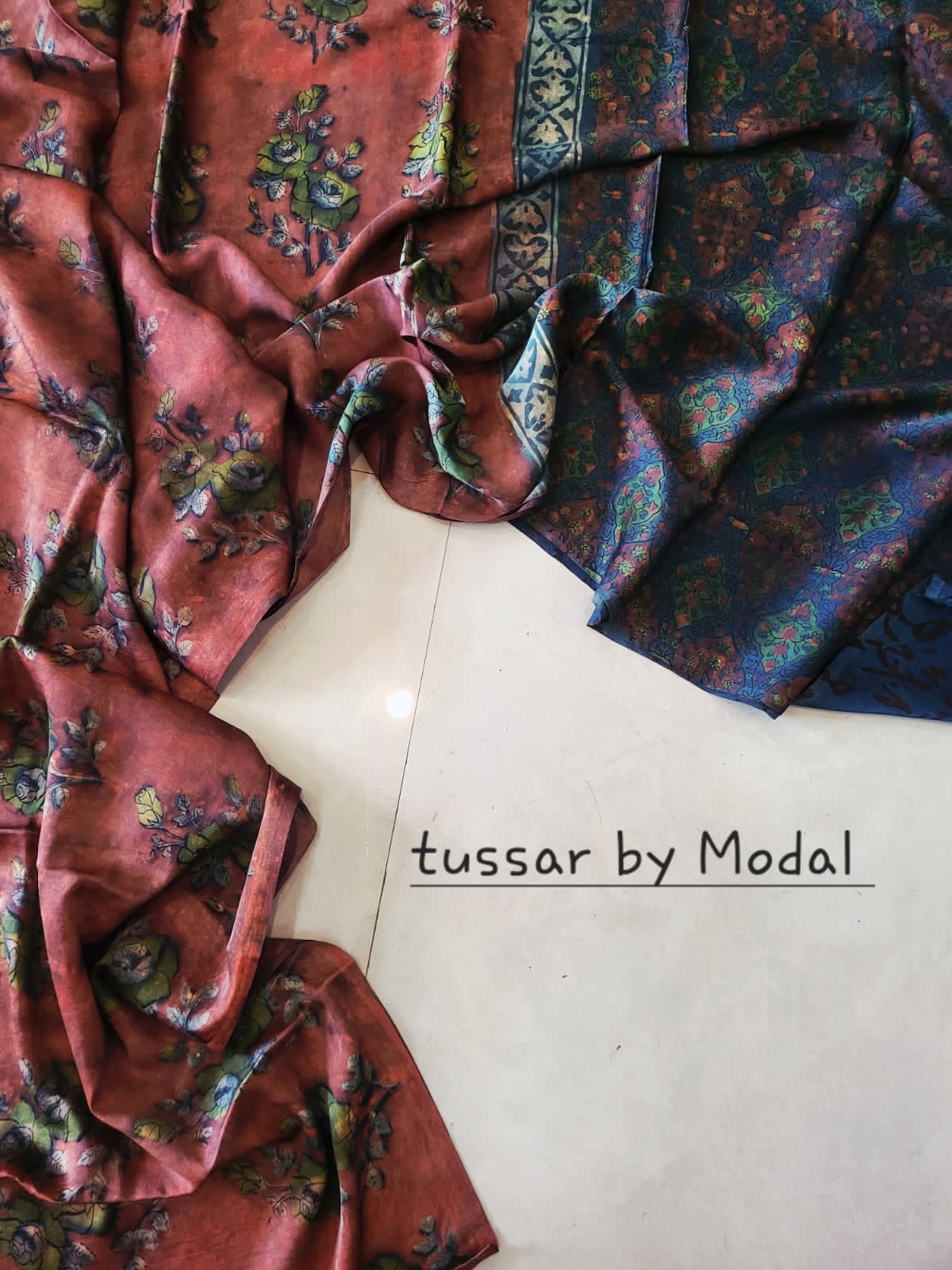 Nashpal Tussar By Modal Silk saree