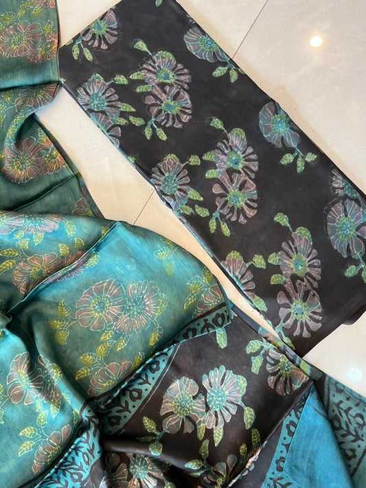 Nashpal Tussar modal silks suits