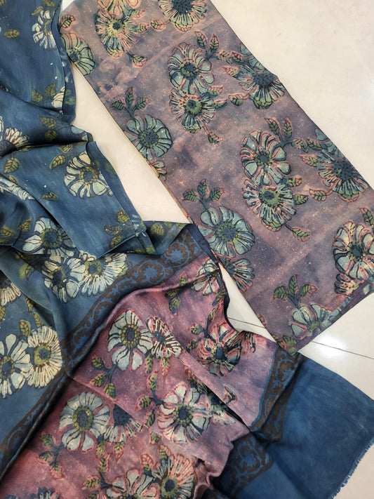 Nashpal Tussar modal silks suits