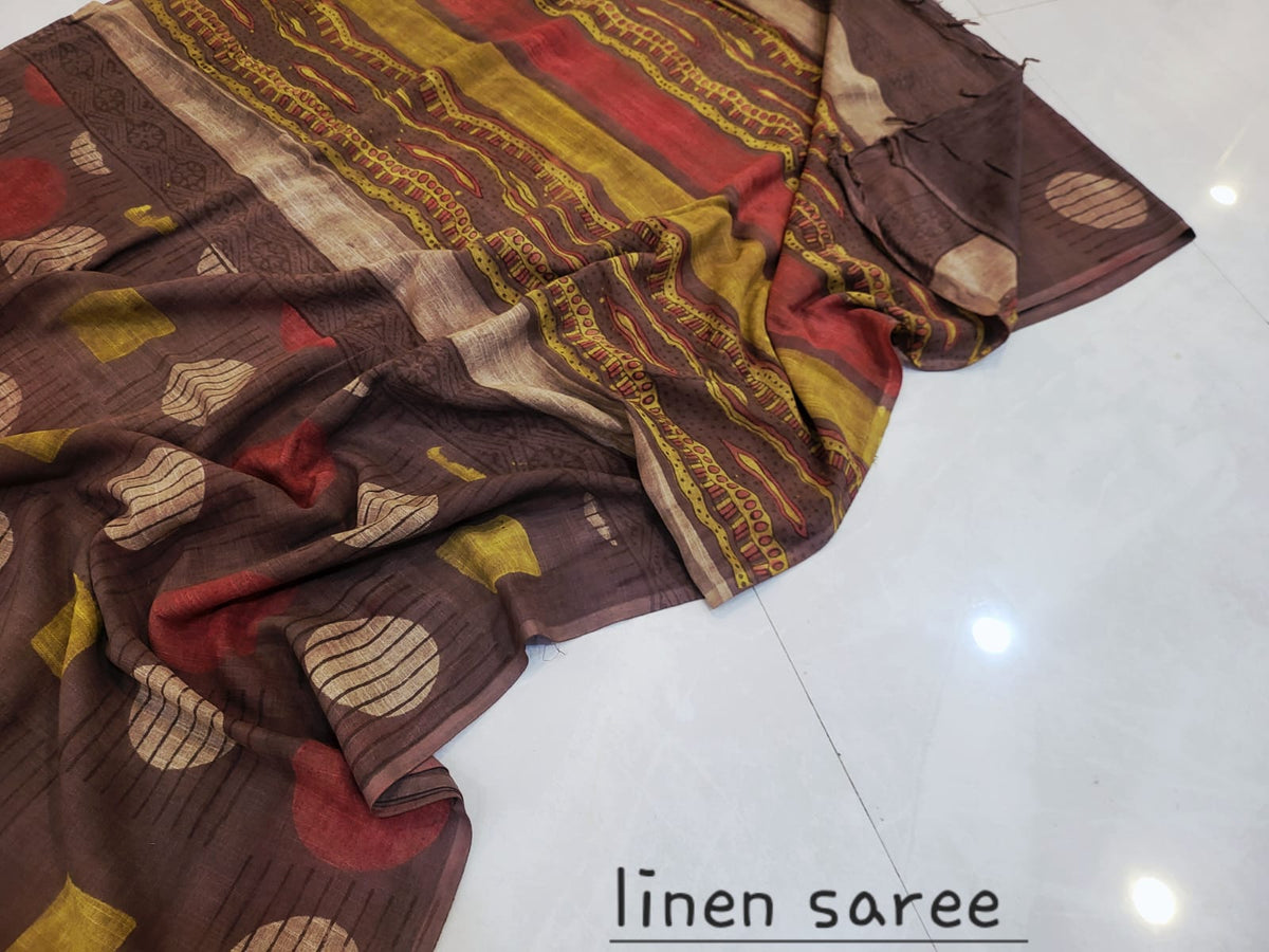 Nashpal Linen saress