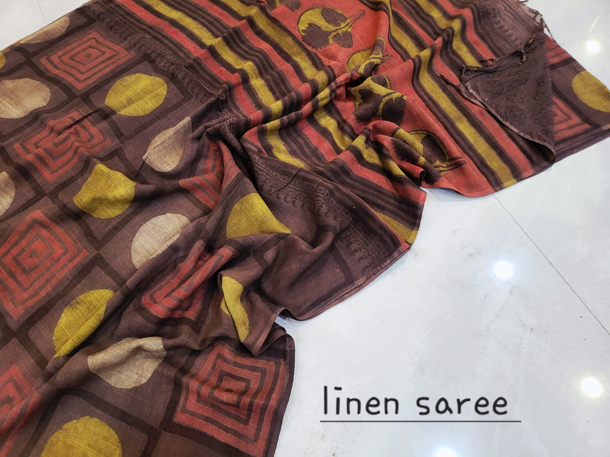 Nashpal Linen saress