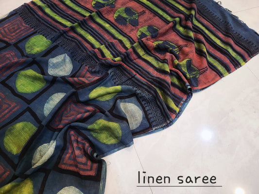 Nashpal Linen saress