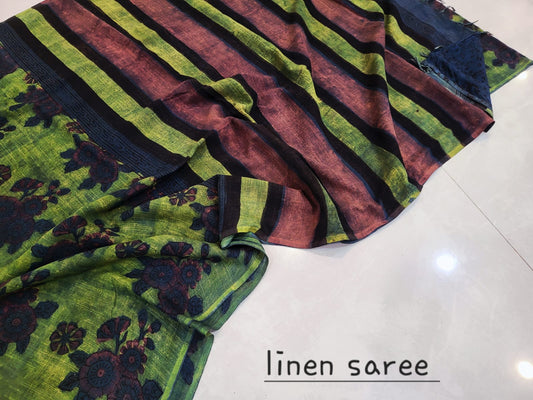 Nashpal Linen saress