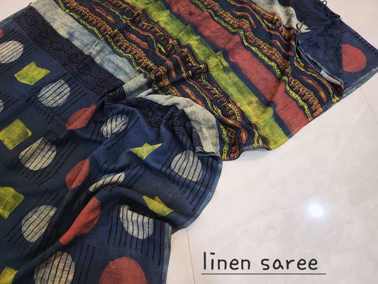 Nashpal Linen saress