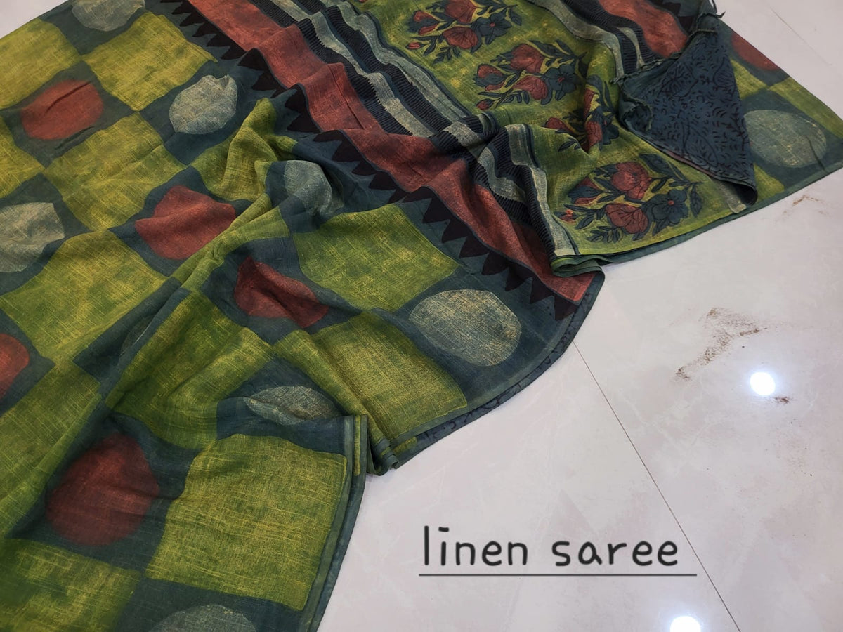 Nashpal Linen saress