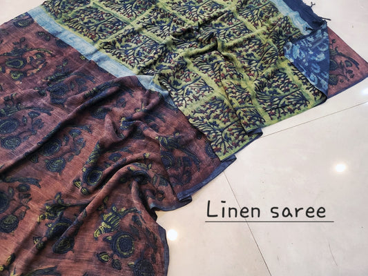 Nashpal Linen saress