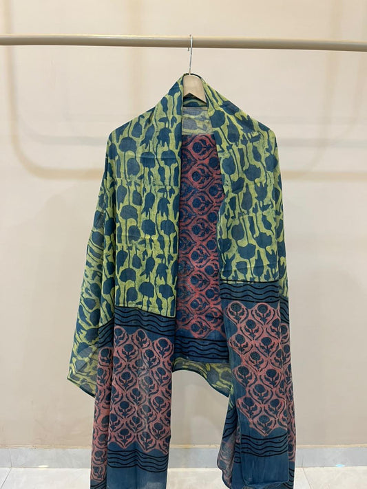 NASHPAL AJRAKH COTTON SUITS