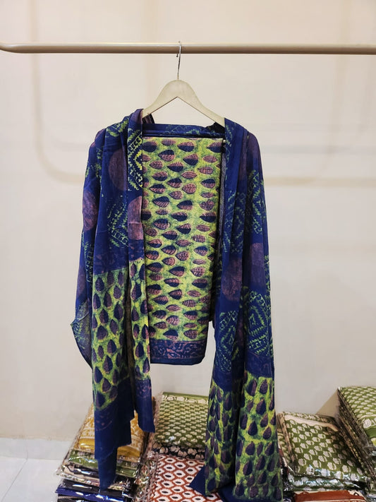 NASHPAL AJRAKH COTTON SUITS