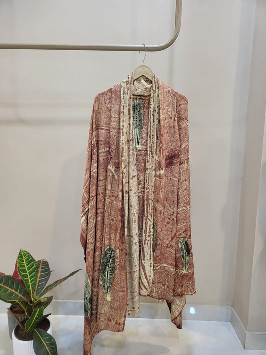 Nashpal Tussar modal silks suits