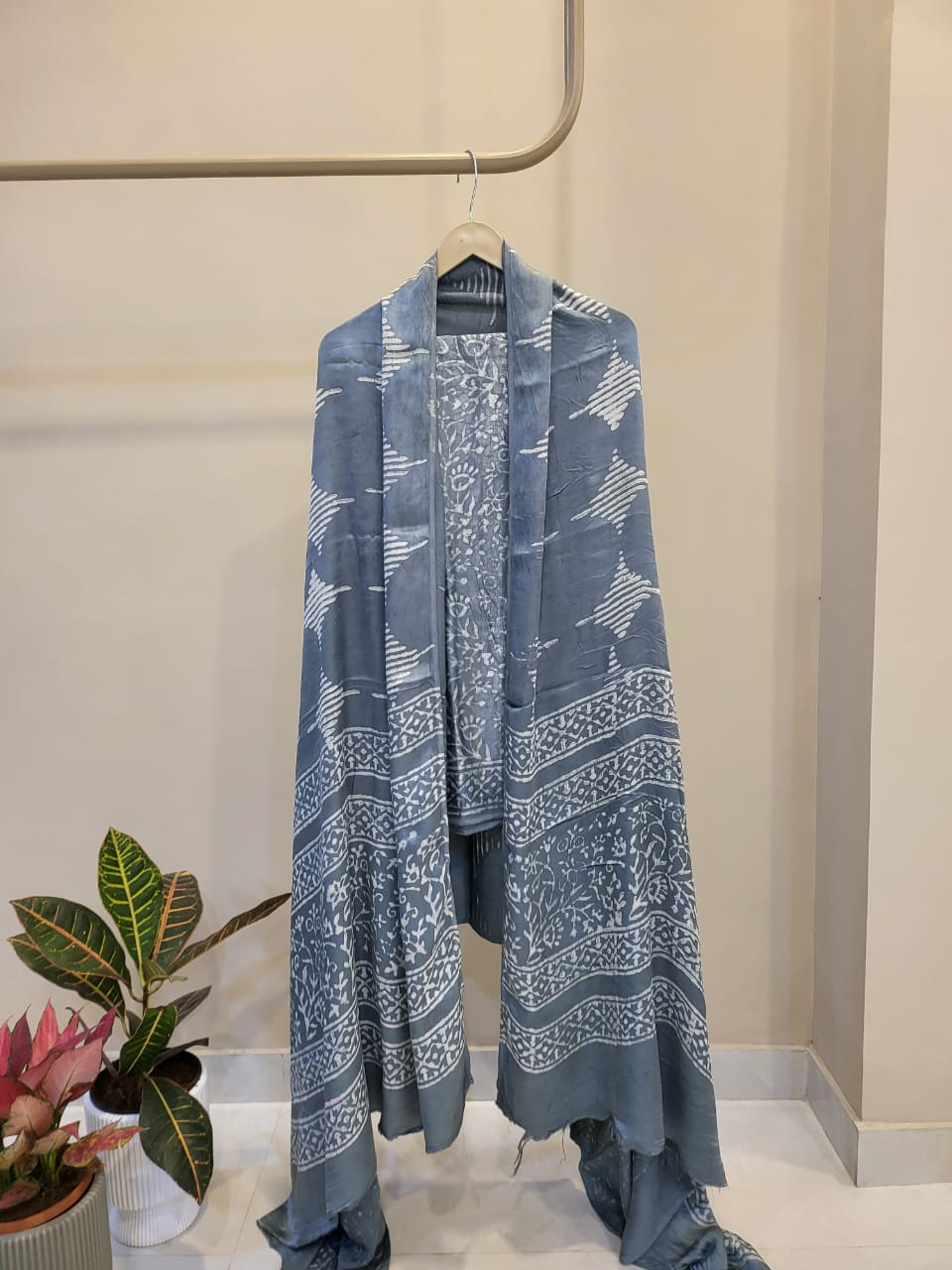 Ajrakh prints Modal silk suits