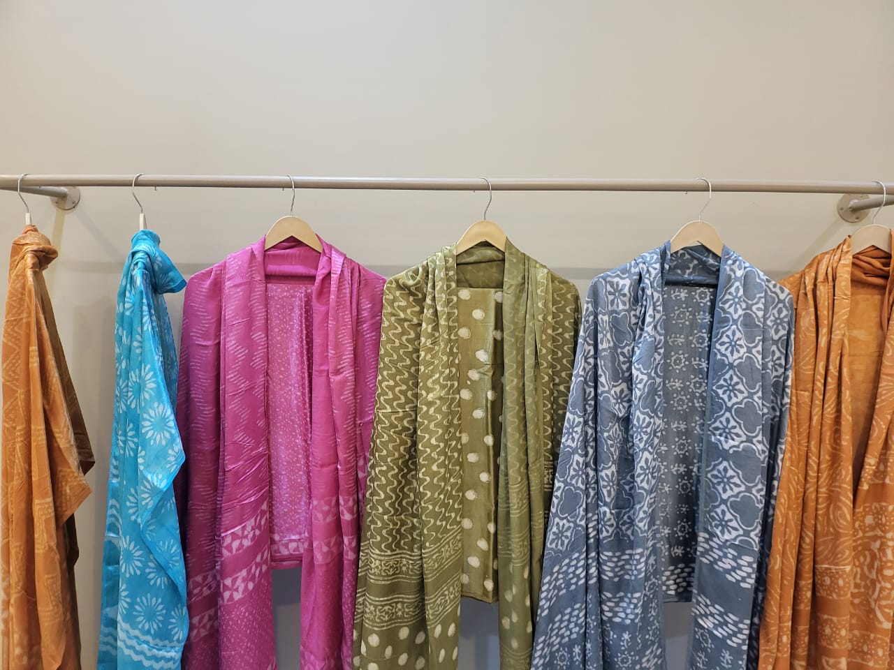 Ajrakh prints Modal silk suits